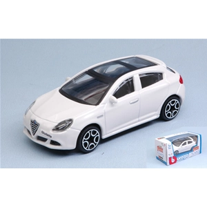 ALFA ROMEO GIULIETTA 2010 WHITE 1:43 Burago Auto Stradali Modellino