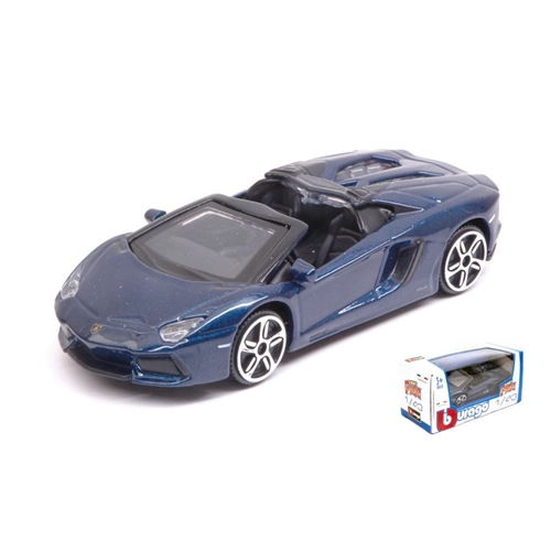 LAMBORGHINI AVENTADOR LP700-4 2013 ROADSTER BLUE 1:43 Burago Auto Stradali Modellino