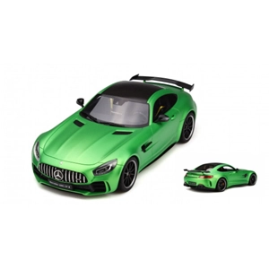 MERCEDES AMG GT-R 2017 GREEN 1:18 GT Spirit Auto Stradali Modellino