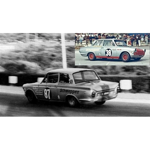 FORD CORTINA MK1 N.87 VILA REAL 1968 ERNESTO NEVES 1:43 Trofeu Auto Rally Modellino