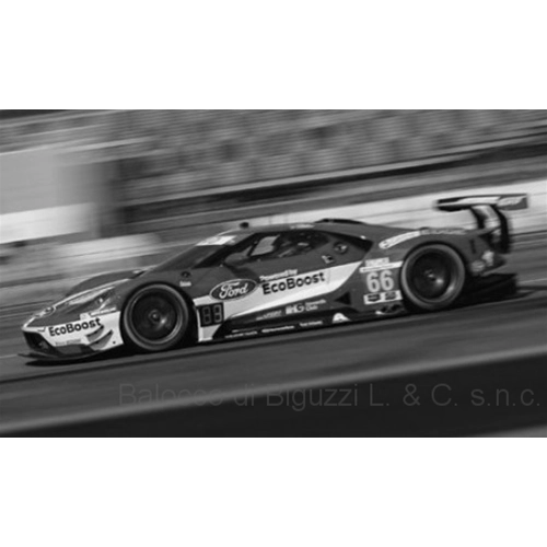 FORD GT N.66 5th (WINNER GTLM) 24H DAYTONA 2017 MULLER-HAND-BOURDAIS 1:43 Ixo Model Auto Competizione Modellino
