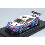 LEXUS RC F N.6 4th OKAYAMA SUPER GT 500 2016 K.OSHIMA-A.CALDARELLI 1:43 Ebbro Auto Competizione Modellino