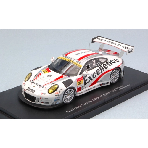 PORSCHE 911 GT3 N.33 2nd MOTEGI SUPER GT300 2016 N.YAMANO-J.BERGMEISTER 1:43 Ebbro Auto Competizione Modellino