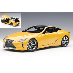 LEXUS LC500 2016 METALLIC YELLOW 1:18 AutoArt Auto Stradali Modellino