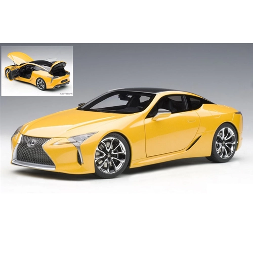 LEXUS LC500 2016 METALLIC YELLOW 1:18 AutoArt Auto Stradali Modellino