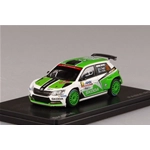 SKODA FABIA III R5 N.38 8th TOUR DE CORSE 2015 LAPPI-FERM 1:43 Abrex Auto Rally Modellino
