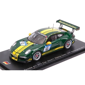 PORSCHE 911 GT3 N.63 NURBURGRING 2017 SCHEERBARTH-KOLB-GODER-SCHLUTER1:43 Spark Model Auto Competizione Modellino