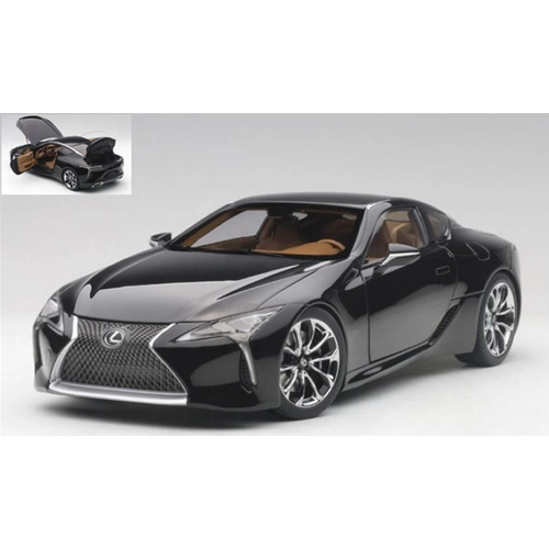 LEXUS LC500 2016 BLACK 1:18 AutoArt Auto Stradali Modellino