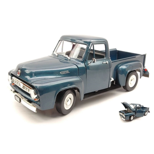 FORD F 100 PICK UP 1953 METALLIC BLUE 1:18 Lucky Die Cast Auto Stradali Modellino