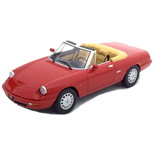 ALFA ROMEO SPIDER 4 1990 RED 1:18 KK Scale Auto Stradali Modellino