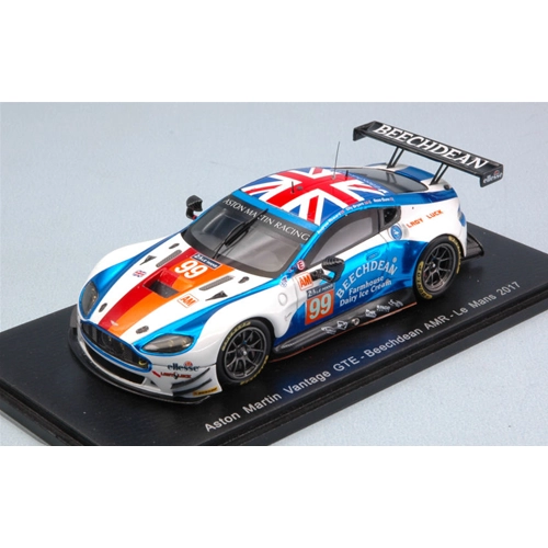 ASTON MARTIN VANTAGE GTE N.99 31th LE MANS 2017 HOWARD-GUNN-BRYANT 1:43 Spark Model Auto Competizione Modellino