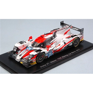 ORECA 07 GIBSON N.28 DNF LE MANS 2017 PERRODO-VAXIVIERE-COLLARD 1:43 Spark Model Auto Competizione Modellino
