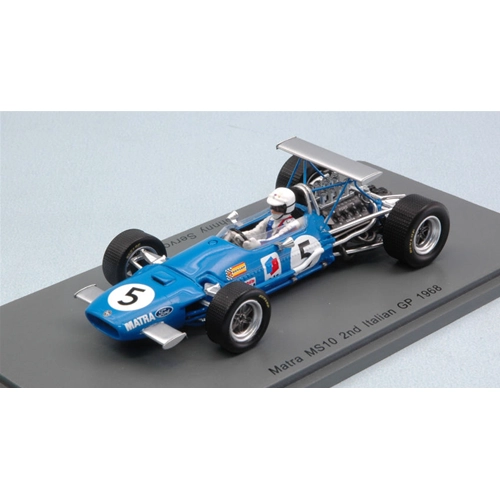 MATRA MS10 J.SERVOZ-GAVIN 1968 N.5 2nd ITALIAN GP 1:43 Spark Model Formula 1 Modellino