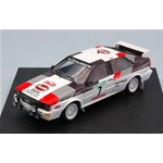 AUDI QUATTRO N.7 WINNER PORTUGAL 1982 MICHELE MOUTON-FABRIZIA PONS 1:43 Trofeu Auto Rally Modellino