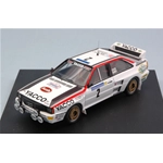 AUDI QUATTRO N.2 4th TOUR AUTO 1984 B.DARNICHE-A.MAHE' 1:43 Trofeu Auto Rally Modellino