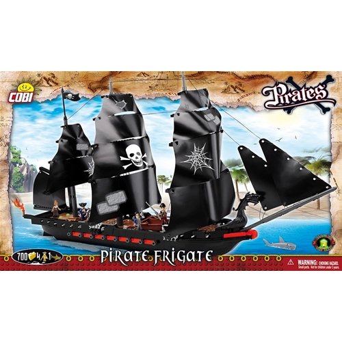 PIRATE FRIGATE LEGO COMPATIBILE PCS 700 Cobi Kit Art.Vari Modellino