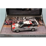 AUDI QUATTRO N.1 RAC RALLY 1984 MIKKOLA-HERTZ CON RUOTA DANNEGGIATA 1:43 Trofeu Auto Rally Modellino