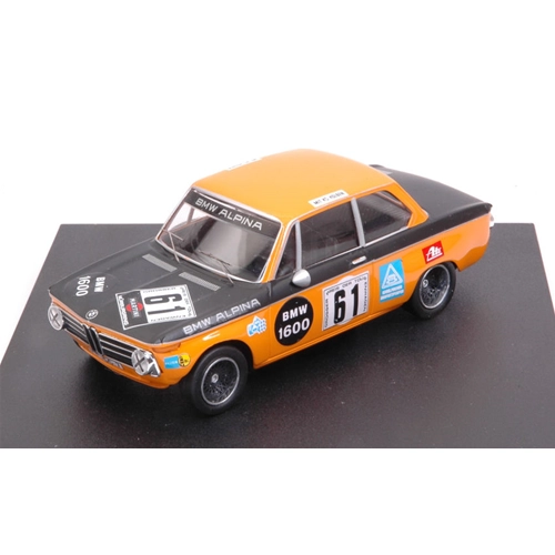 BMW 1600 N.61 DNF DRM 1970 NURBURGRING N.LAUDA R.HERZOG 1:43 Trofeu Auto Competizione Modellino