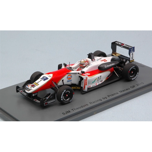 DALLARA F3 LANCE STROLL 2015 N.3 8th MACAU GP 1:43 (LIM.300) Spark Model Formula 1 Modellino
