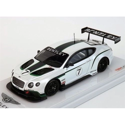 BENTLEY CONTINENTAL GT3 N.7 GOODWOOD FESTIVAL OF SPEED 2013 1:18 True Scale Miniatures Auto Competizione Modellino