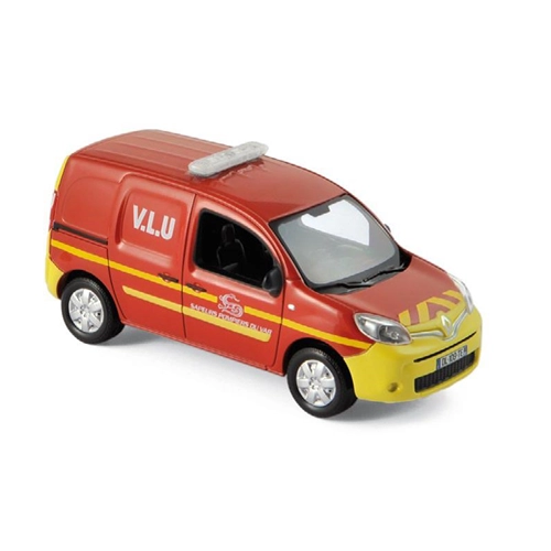 RENAULT KANGOO VAN 2013 "POMPIERS VLU" YELLOW BUMPERS 1:43 Norev Pompieri Modellino