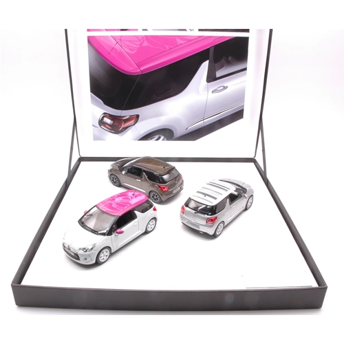 COFFRET 3 CITROEN DS3 2012 ED.LIMIT.PCS 700 1:43 Norev Auto Stradali Modellino