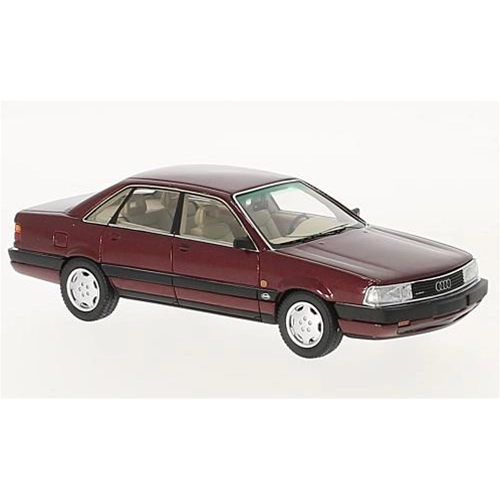 AUDI 200 QUATTRO 20V 1990 METALLIC DARK RED 1:43 Neo Scale Models Auto Stradali Modellino