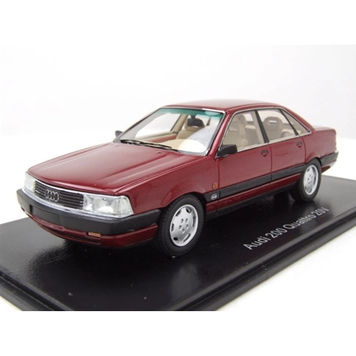 AUDI 200 QUATTRO 20V 1990 METALLIC DARK RED 1:43 Neo Scale Models Auto Stradali Modellino