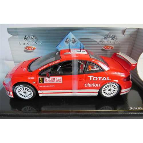 PEUGEOT 307 N.5 2004 1:18 Solido Auto Rally Modellino