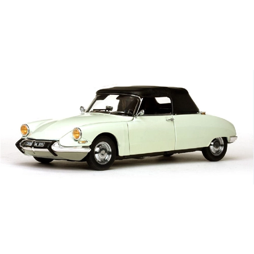 CITROEN DS19 OPEN CONVERTIBLE 1961 WHITE 1:18 SunStar Auto Stradali Modellino