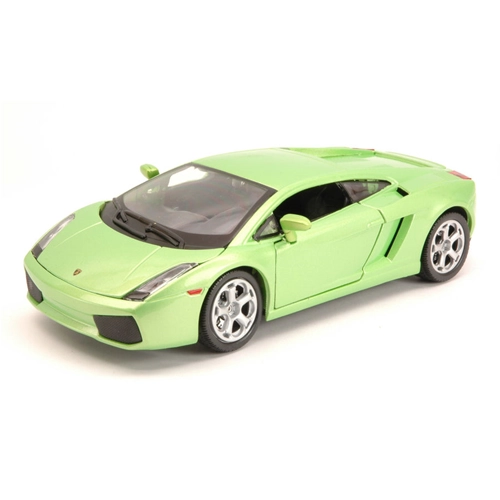 LAMBORGHINI GALLARDO 2005 GREEN 1:24 Burago Auto Stradali Modellino
