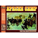 CAMPO APACHE KIT 1:72 Atlantic Kit Figure Militari Modellino