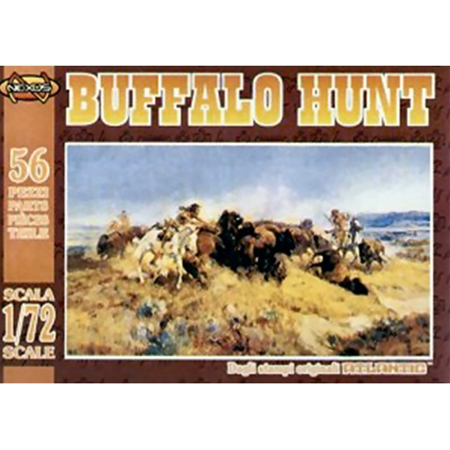 BUFFALO HUNT KIT 1:72 Atlantic Kit Figure Militari Modellino