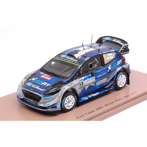 FORD FIESTA N.2 WINNER ITALY 2017 O.TANAK-M.JARVEOJA 1:43 Spark Model Auto Rally Modellino