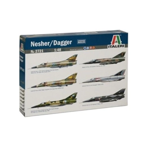 NESHER/DAGGER KIT 1:48 Italeri Kit Aerei Modellino