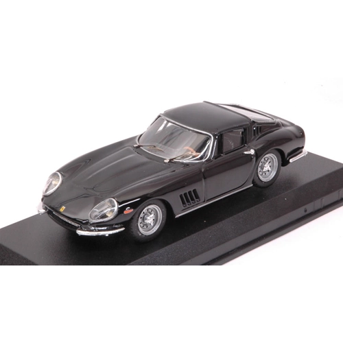 FERRARI 275 GTB 4 1966 BLACK 1:43 Best Model Auto Stradali Modellino