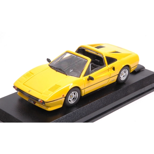 FERRARI 308 GTS 1977 YELLOW 1:43 Best Model Auto Stradali Modellino