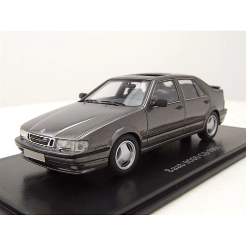 SAAB 9000 CS 1995 METALLIC GREY 1:43 Neo Scale Models Auto Stradali Modellino