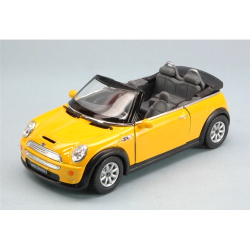 MINI COOPER S CONVERTIBLE cm 12,5 Colori Assortiti (1 Modellino a Scelta) 1:28 Kinsmart Modellismo Giocattolo Modellino
