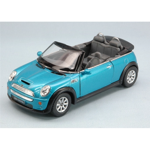 MINI COOPER S CONVERTIBLE cm 12,5 Colori Assortiti (1 Modellino a Scelta) 1:28 Kinsmart Modellismo Giocattolo Modellino