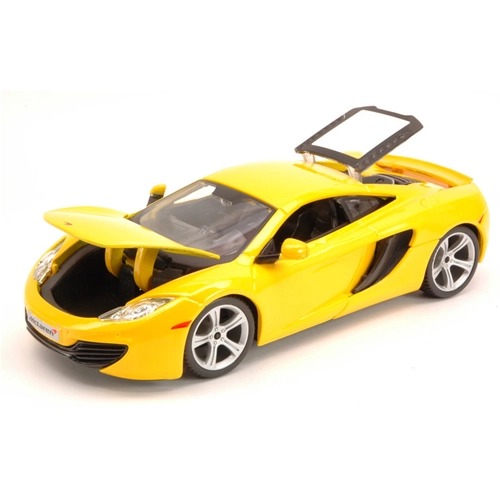 MC LAREN MP4-12C 2011 YELLOW 1:24 Burago Auto Stradali Modellino