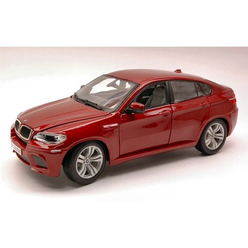 BMW X6 M 2010 RED 1:18 Burago Auto Stradali Modellino