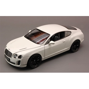 BENTLEY CONTINENTAL SUPERSPORTS 2010 WHITE 1:24 Welly Auto Stradali Modellino