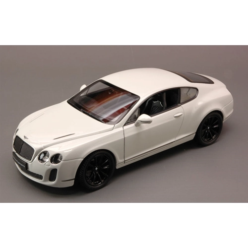 BENTLEY CONTINENTAL SUPERSPORTS 2010 WHITE 1:24 Welly Auto Stradali Modellino