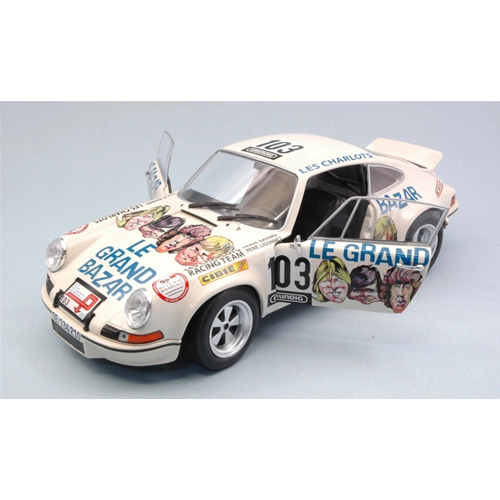 PORSCHE 911 RSR "LE GRAND BAZAR" TOUR DE FRANCE AUTO 1973 1:18 Solido Auto Rally Modellino