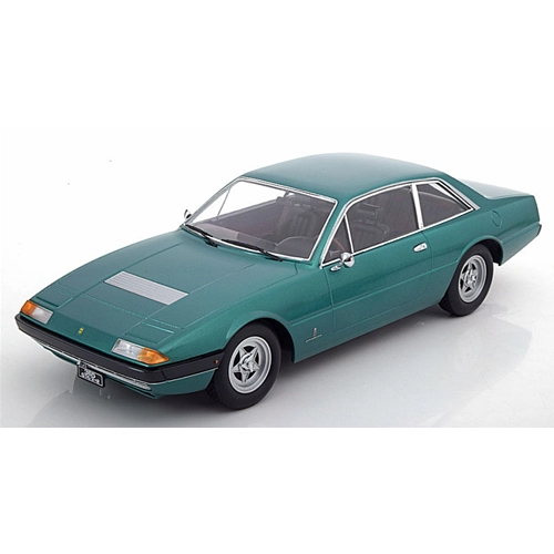FERRARI 365 GT4 2+2 1972 LIGHT GREEN 1:18 KK Scale Auto Stradali Modellino