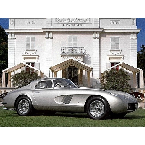 FERRARI 375 MM INGRID BERGMAN 1954 SILVER CON VETRINA 1:18 Looksmart Auto Stradali Modellino