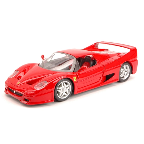 FERRARI F50 1995 RED 1:24 Burago Auto Stradali Modellino