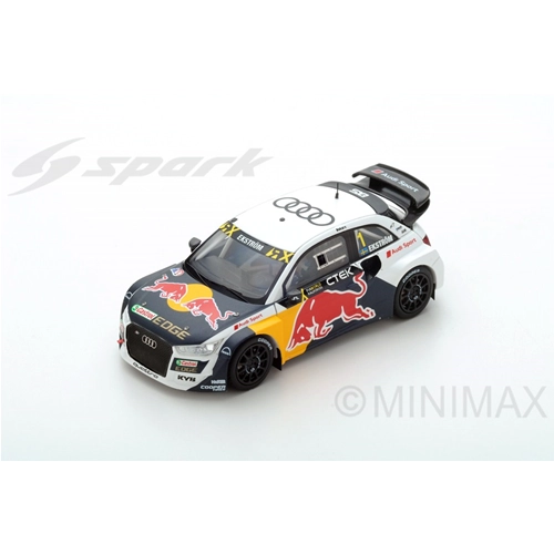 AUDI S1 EKS RX QUATTRO N.1 WINNER WRX HOCKENHEIM 2017 M.EKSTROM 1:43 Spark Model Auto Competizione Modellino