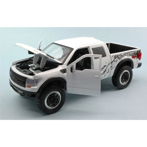 FORD F-150 SVT RAPTOR 2011 WHITE 1:24 Jada Toys Tuning Modellino